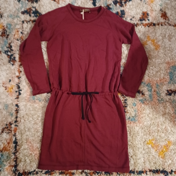 Drawstring Dress • LA Relaxed Brand • Made in USA • Hemp & Cotton • M - Picture 3 of 11